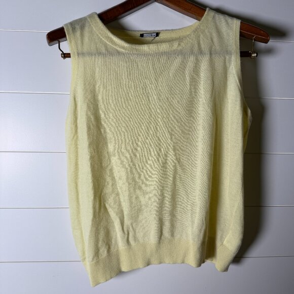 Magaschoni Cashmere & Cashmere Blend Sweater Cardigan Set Butter Yellow Size Med - Picture 8 of 12